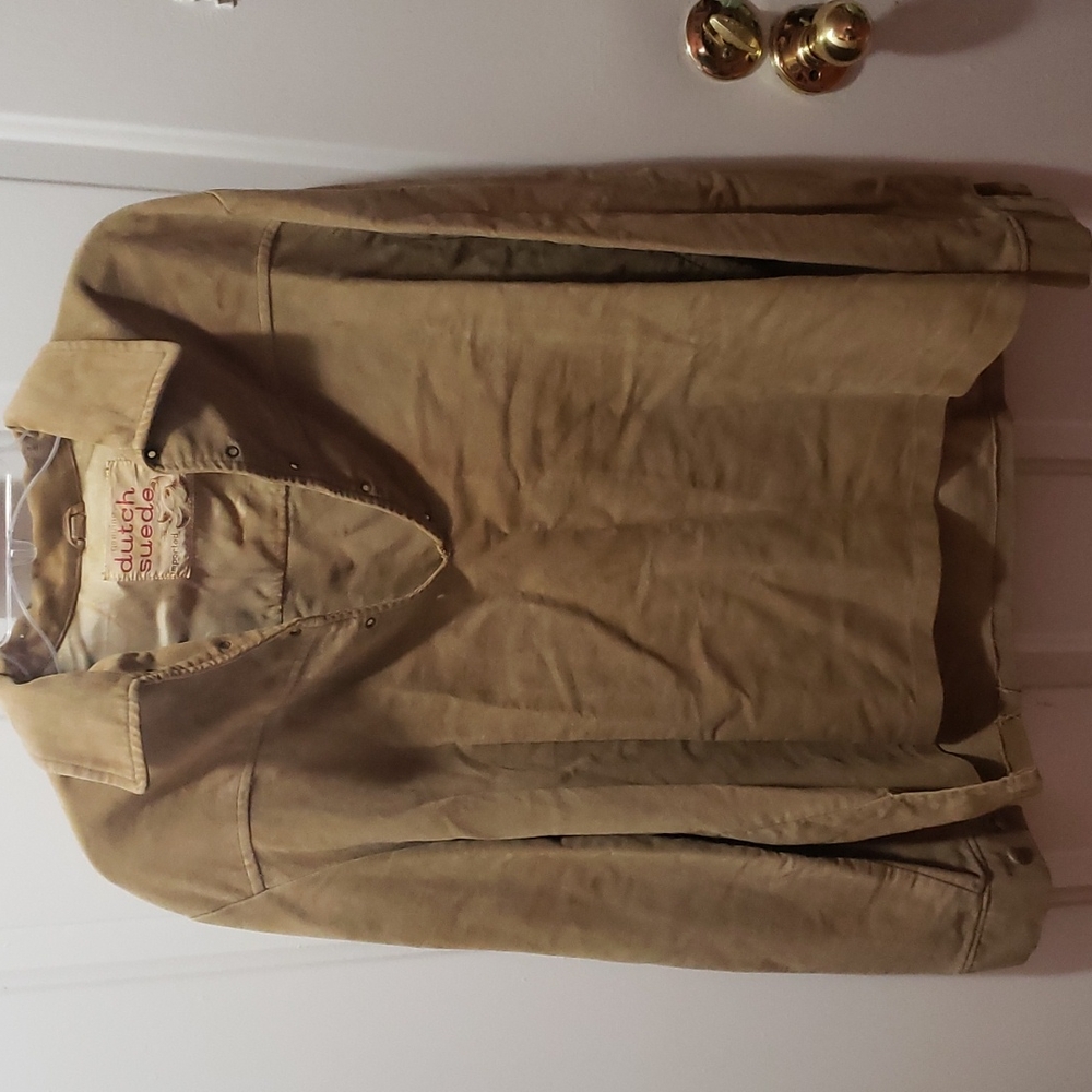 Suede Pullover